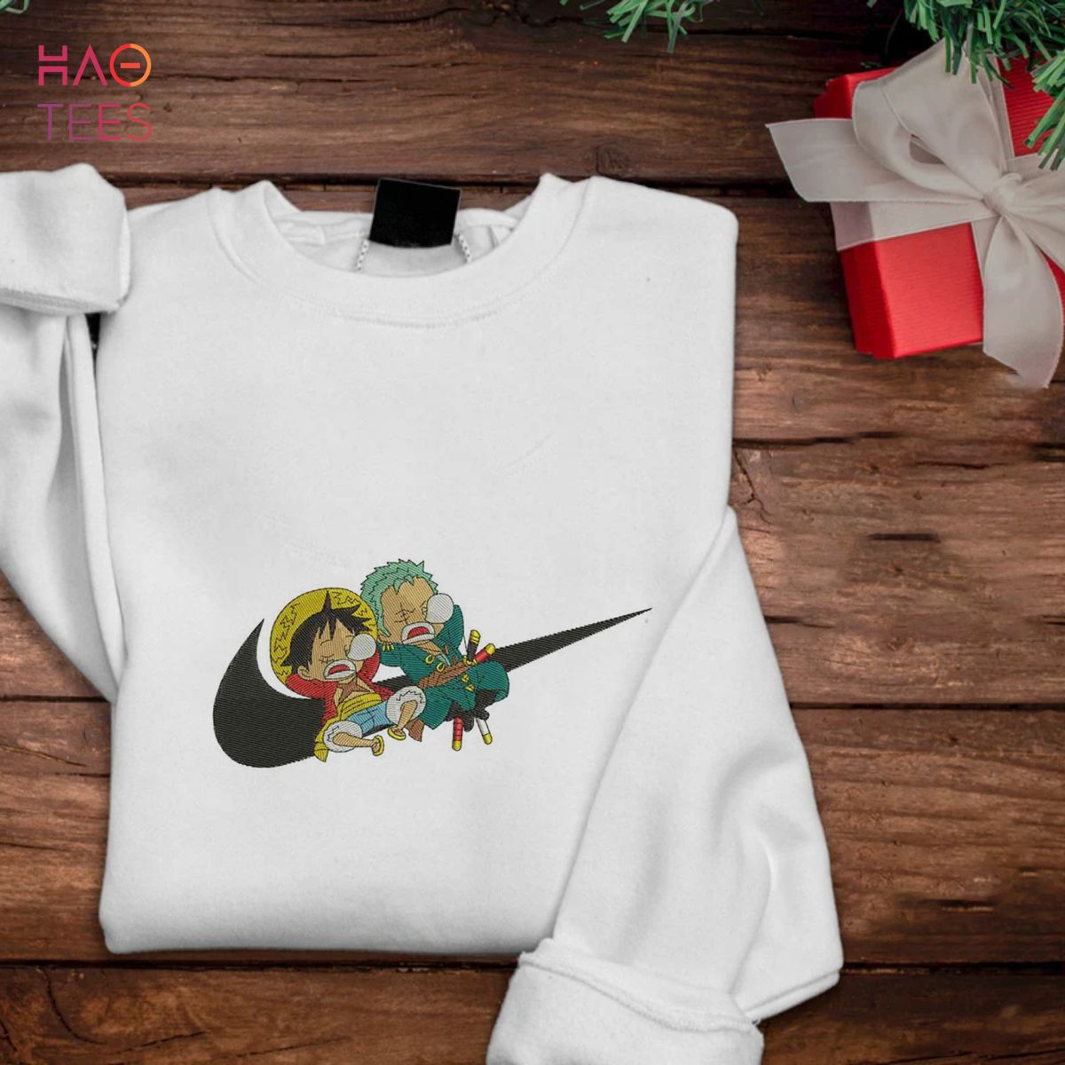 One Piece Luffy And Zozo Anime Embroidery Shirt One Piece Luffy And Zozo Anime Embroidery Shirt