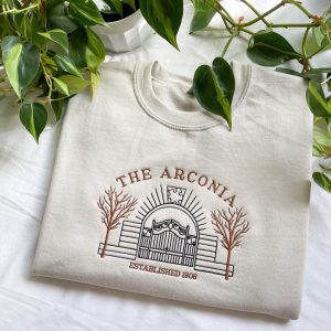 Only Murders In The Building Embroidered Arconia OMITB True Crime True Crime Gifts Selena Steve Martin Short Mabel Mora Shirt