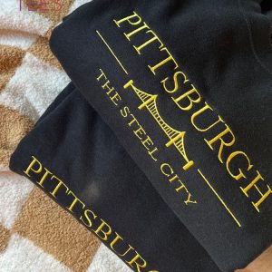 Pickettsburgh Embroidered Steelers Pickettsburgh Embroidered Pickett Pittsburgh Football Shirt