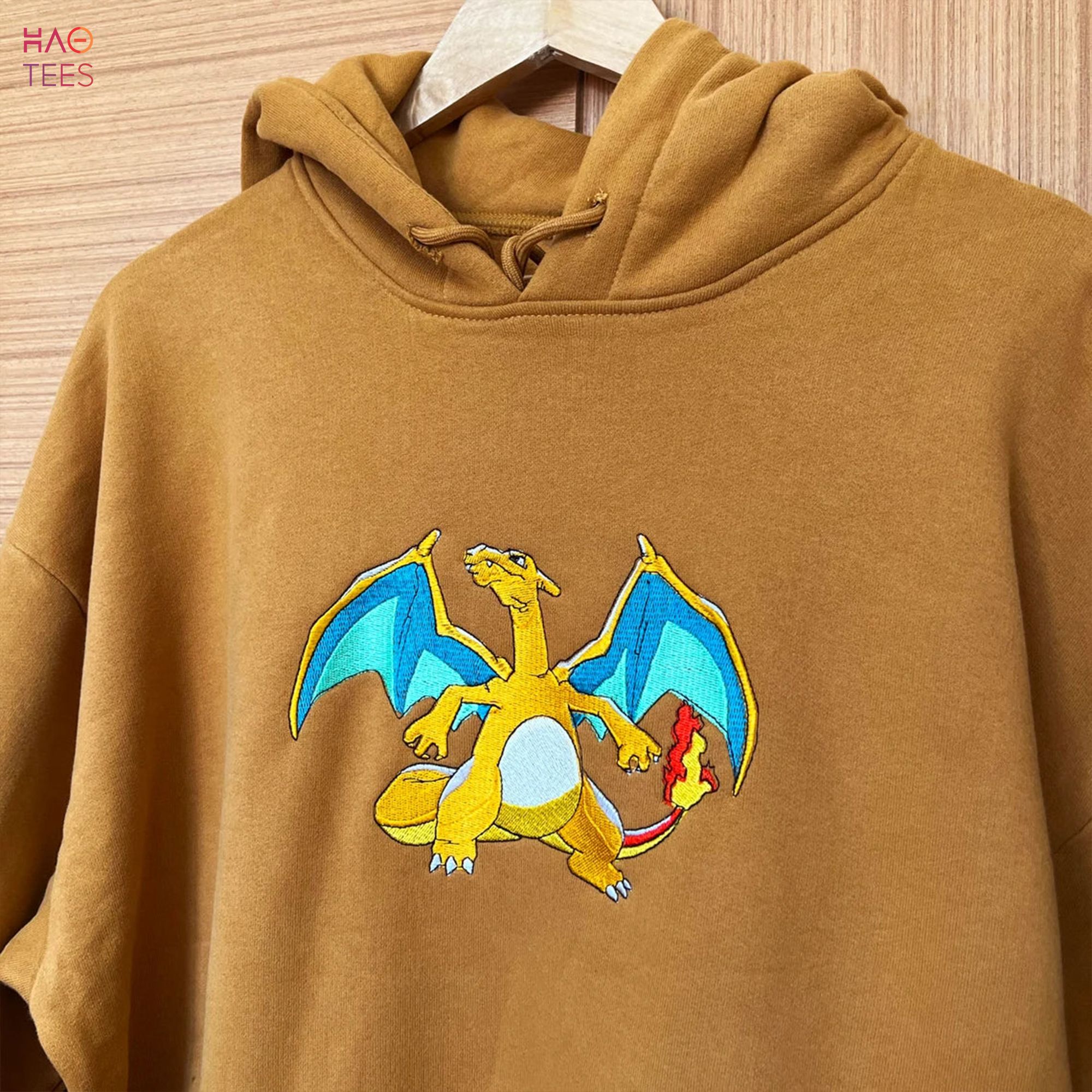 Pokemon Charizard Embroidered Shirt