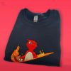 Pokemon Charizard Embroidered Shirt Pokemon Charizard Embroidered Shirt
