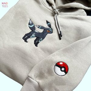 Pokemon Umbreon Embroidered Pokemon Embroidered Pokemon Embroidery Pokemon Umbreon Unisex Shirt