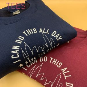 Save The City Unisex Embroidered Shirt
