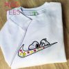 Snoopy Crewneck Custom Embroidery Crewneck Shirt