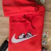 Snoopy Crewneck Custom Embroidery Crewneck Shirt