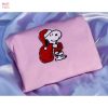 Snoopy Love Embroidery Valentine?s Day Gift Shirt