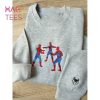 Spiderman Embroidered Spider-man Crewneck Marvel Shirt Spiderman Embroidered Spider-man Crewneck Marvel Shirt