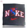 Spiderman Swoosh Embroidered Spider-man Crewneck Marvel Gift Shirt