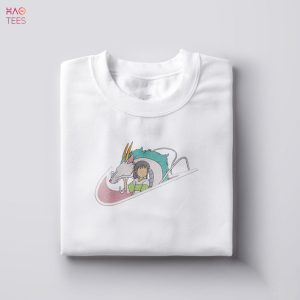 Spirited Away Embroidered Crewneck Studio Ghibli Embroidered Anime Cartoon Shirt