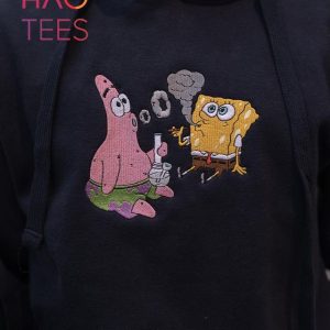 SpongeBob and Patrick Couple Embroidered Valentine’s Day Couple Matching  Anniversary Shirt