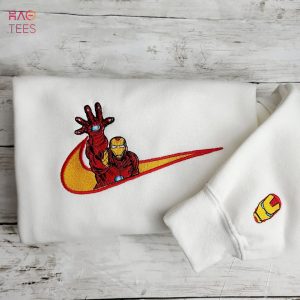 Stark Embroidered Vintage Avengers Iron Man Embroidered Crewneck Iron Man Embroidered Shirt