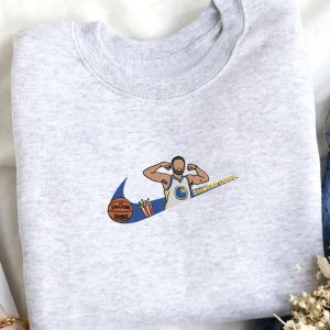 Stephen Curry Embroidered Crewneck Vintage Embroidered Shirt