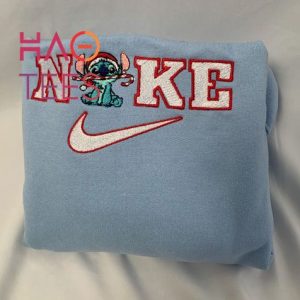 Stitch Christmas Embroidered Gift for Her Gift for Him Stitch Shirt
