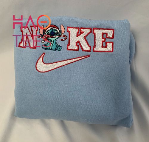 Stitch Christmas Embroidered Gift for Her Gift for Him Stitch Shirt Stitch Christmas Embroidered Gift for Her Gift for Him Stitch Shirt