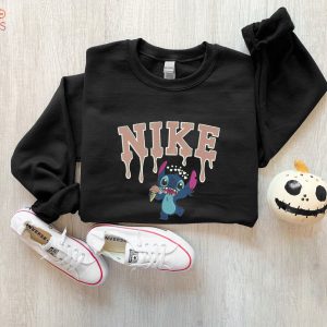 Stitch Couple Lovely Characters Embroidered Personalized Couple Valentine’s Day Shirt