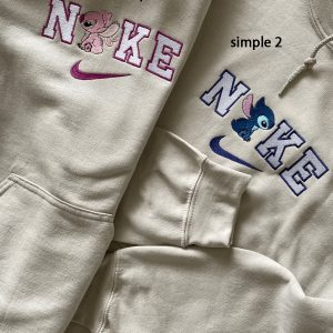 Stitch Custom Embroidery Stitch Crewneck Angel Trendy Gift Shirt