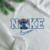 Stitch Nike Christmas Embroidered Tee Shirt
