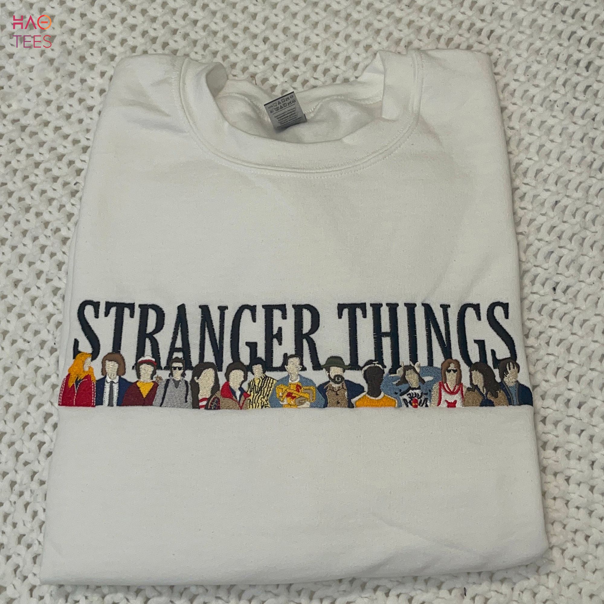 Stranger Cast Embroidered Shirt Stranger Cast Embroidered Shirt