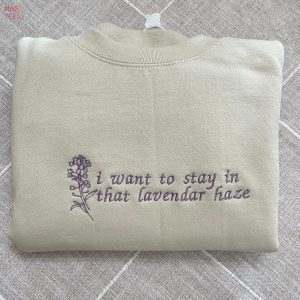 Taylor Lavender Haze Embroidered Shirt