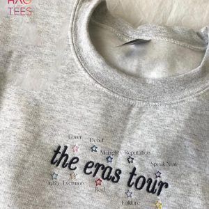 Taylor Swift The Eras Tour Embroidered Taylor New Album Midnight The Eras Tour Shirt Merch Taylor Swiftie Merch Shirt
