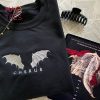 The Batman In Batsuit Embroidered Crewneck Shirt