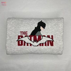 The Batman In Batsuit Embroidered Crewneck Shirt