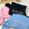Tis The Season Embroidered Crewneck Shirt Tis The Season Embroidered Crewneck Shirt