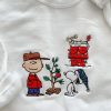Together Decor Christmas Charlie Brown And Snoopy Embroidered Shirt
