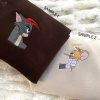 Tom & Jerry Couple Embroidered Love Him Love Her Matching Couple Gifts Best Shirt