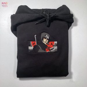 Uchiha Itachi Rage Boxed Embroidered Anime Inspired Anime Embroidered Best Anime Embroidered Shirt