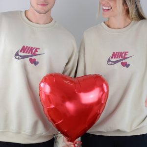 Valentine’s Day Brand Embroidered Valentines Embroidery Gift Anniversary Shirt