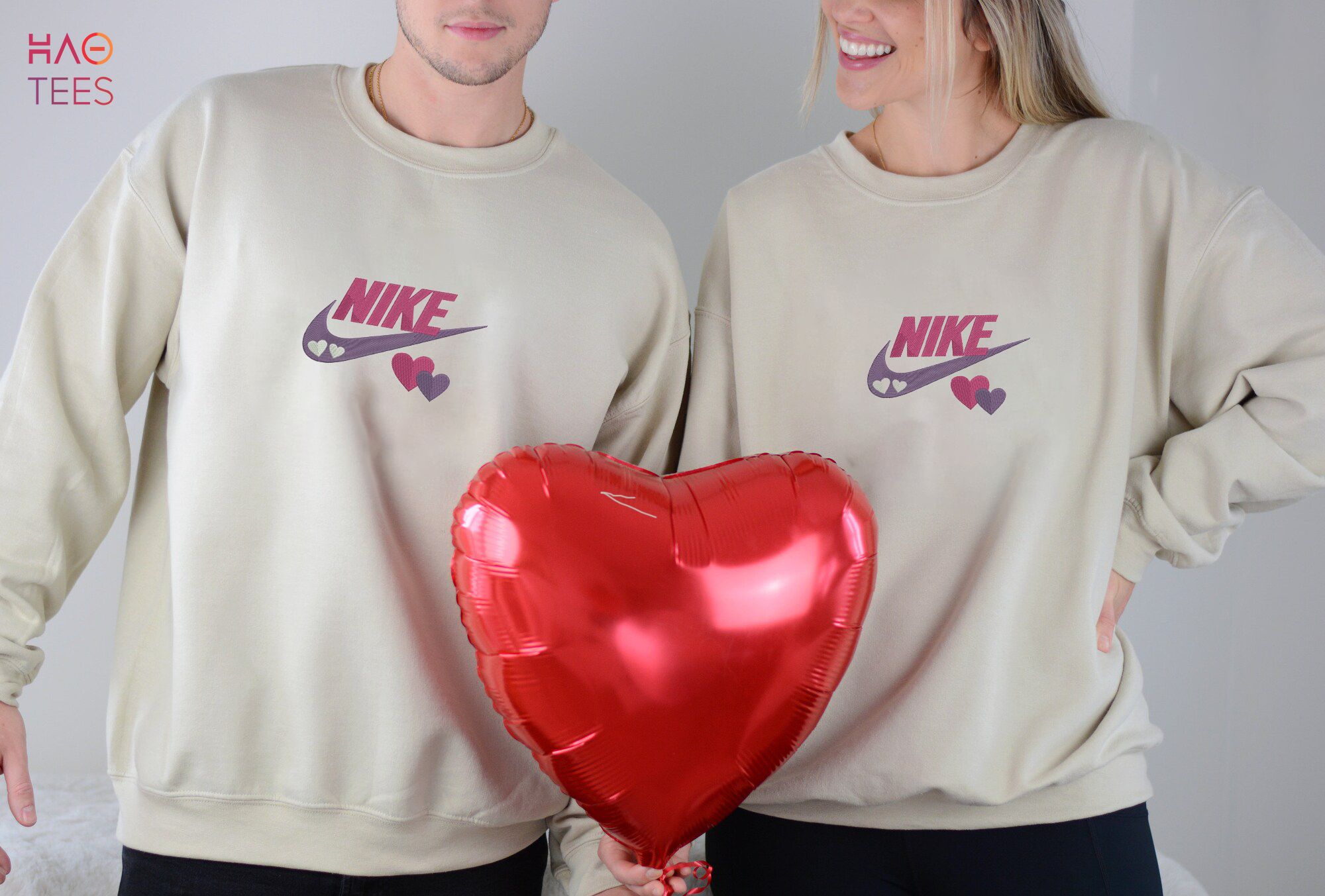 Valentine's Day Brand Embroidered Valentines Embroidery Gift Anniversary Shirt Valentine's Day Brand Embroidered Valentines Embroidery Gift Anniversary Shirt