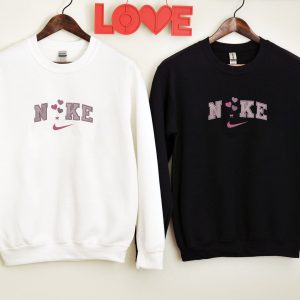 Valentine’s Day Brand Embroidered Valentines Gift Heart Embroidered Shirt
