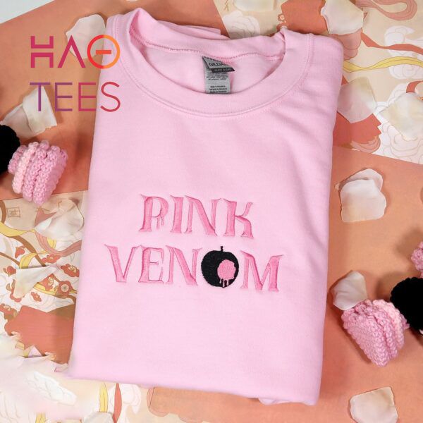 Vintage Embroidered Pink Venom Blackpink Kpop Gift For Fan Shirt Vintage Embroidered Pink Venom Blackpink Kpop Gift For Fan Shirt