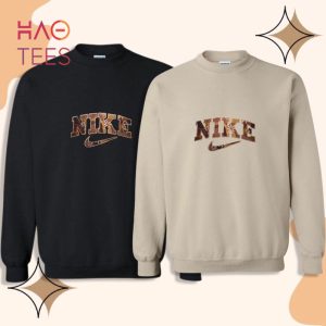 Vintage Swoosh Design Custom Embroidery Crewneck Shirt Vintage Swoosh Design Custom Embroidery Crewneck Shirt