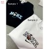 Wall-E and Eve Couple Embroidered Custom Embroidered Couple Matching Anniversary Embroidered Robot Love Shirt