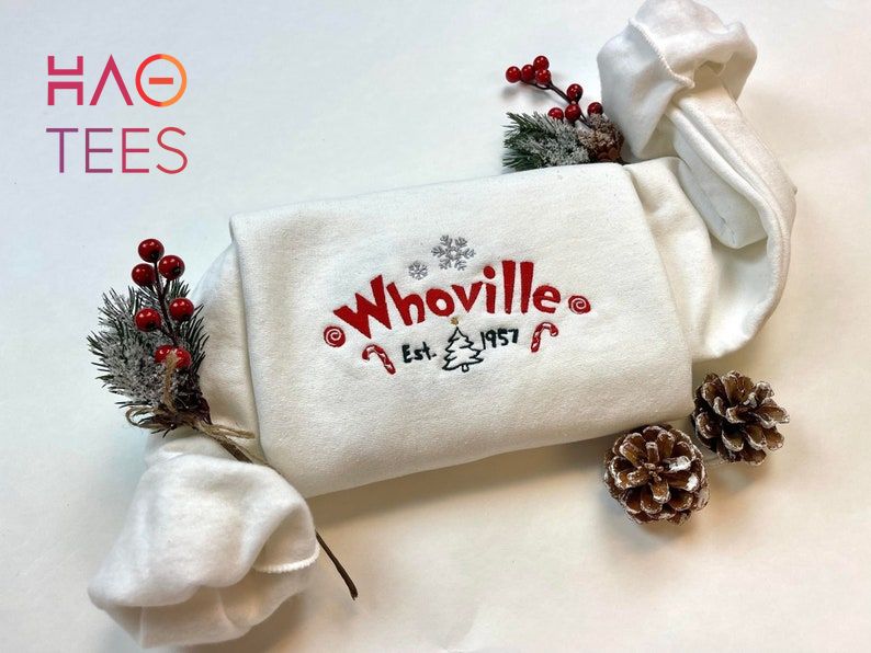 Whoville Embroidered Christmas Santa Claus Crewneck Whoville Sweater The Grinch Grinch Sweatshirt Whoville University Grinch Christmas Shirt Whoville Embroidered Christmas Santa Claus Crewneck Whoville Sweater The Grinch Grinch Sweatshirt Whoville University Grinch Christmas Shirt