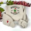 Whoville University Embroidered Grinch Christmas Crewneck Santa Grinch Christmas Gift Holiday Shirt Whoville University Embroidered Grinch Christmas Crewneck Santa Grinch Christmas Gift Holiday Shirt