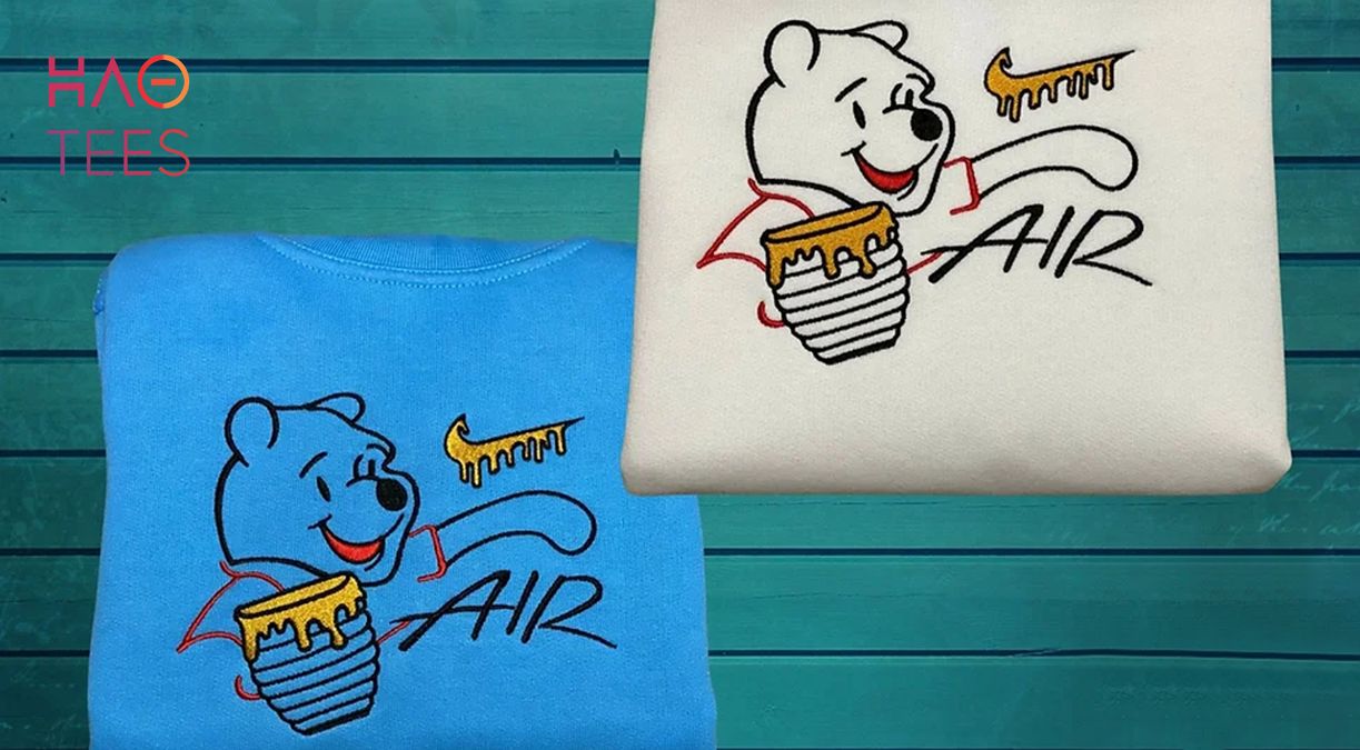 Winnie The Pooh Embroidered Pooh Crewneck Trendy Vintage Perfect Gift For Her Shirt Winnie The Pooh Embroidered Pooh Crewneck Trendy Vintage Perfect Gift For Her Shirt