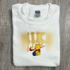 Winnie The Pooh Embroidered Winnie the Pooh Crewneck Shirt Winnie The Pooh Embroidered Winnie the Pooh Crewneck Shirt
