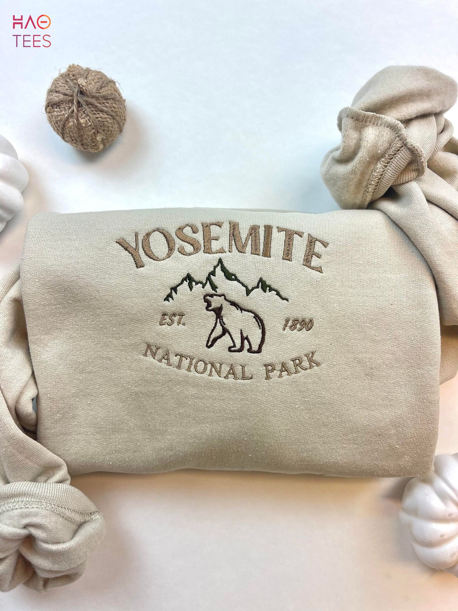 Yosemite National Park Embroidered Crewneck Embroidered Crewneck National Park Shirt Yosemite National Park Embroidered Crewneck Embroidered Crewneck National Park Shirt