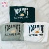 Yosemite National Park Embroidered Crewneck Embroidered Crewneck National Park Shirt – PL61