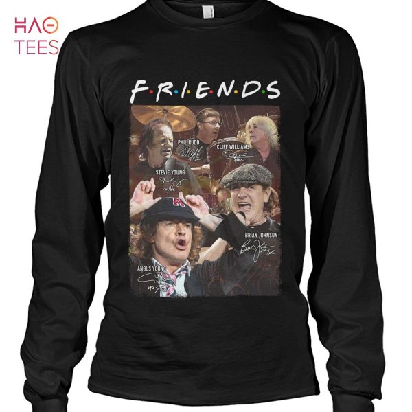 Friends AC DC Rock Band T-Shirt
