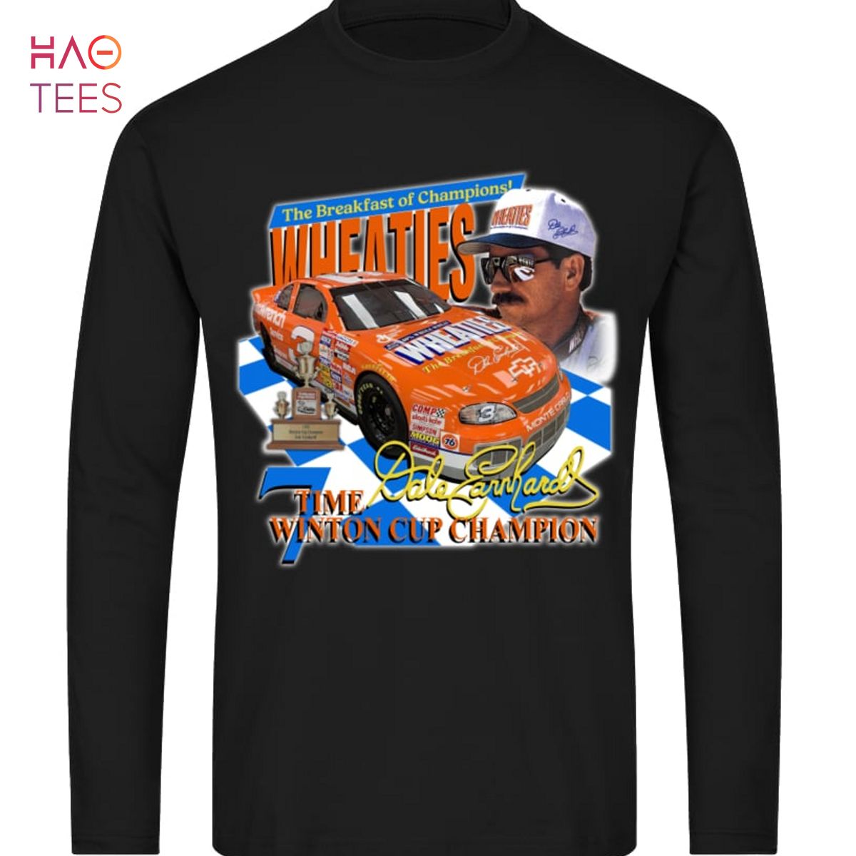 The Breakfast Of Champions Dale Earnhardt 7 Time Winton Cup Champion T-Shirt