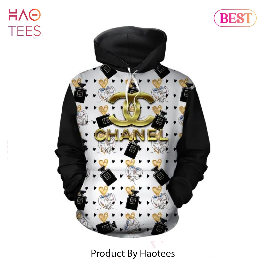 Chanel Perfume Unisex Hoodie For Men Women Luxury Brand Clothing Clothes Outfit