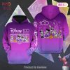 Disney 100 Years Premium Purple Unisex Hoodie Luxury Brand Clothing Special Gift Outfit For Men Women