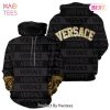 Gianni Versace Gold Black Unisex Hoodie For Men Women Luxury Brand Clothing Clothes Outfit