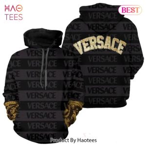 Gianni Versace Gold Hot Trend Unisex Hoodie For Men Women Luxury Brand Clothing Clothes Outfit