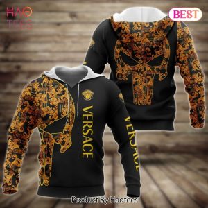Gianni Versace Skull Unisex Hoodie For Men Women Luxury Brand Clothing Clothes Outfit