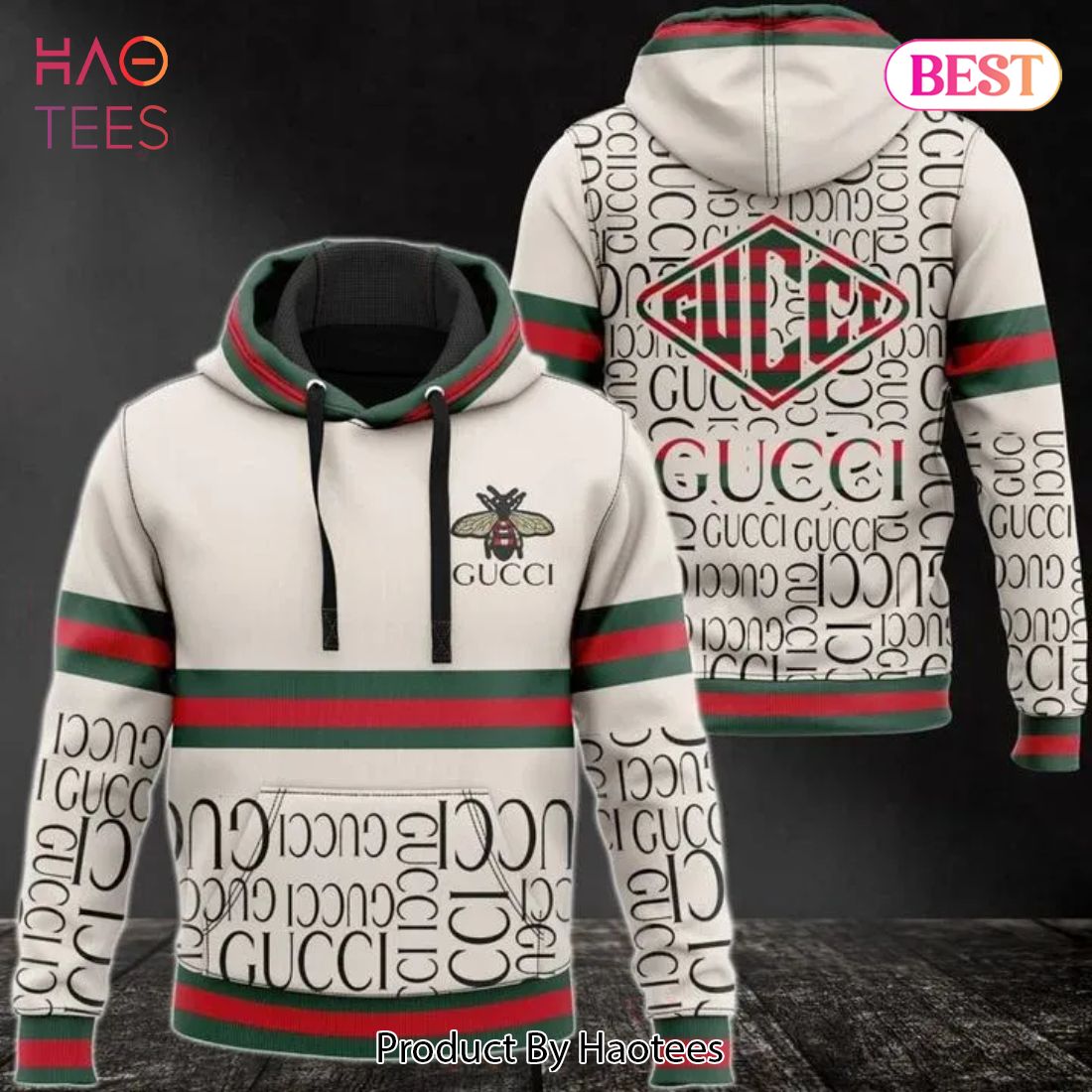 BEST FASHION] Gucci Bee Unisex Hoodie For Men Women Luxury Brand Clothing  Clothes Outfit